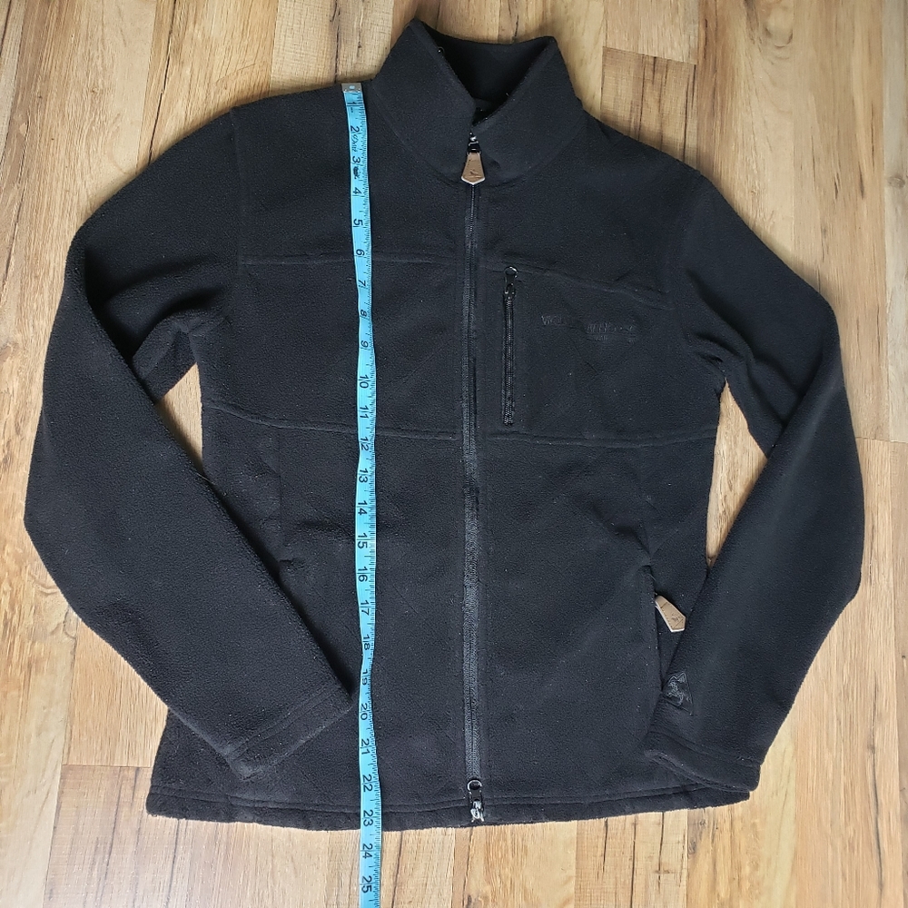 MOUNTAIN HORSE Fleece Quilted Black Zip Up Jacket "Crystal" Size Small - Picture 12 of 16